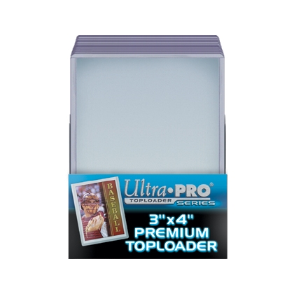 ULTRA PRO TOPLOADS 3X4 ROOKIE GOLD THICK PKG of 25